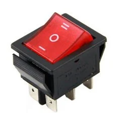TEKLİ GENİŞ IŞIKLI 6 PİN ON-OFF-ON 3 KONUMLU SOBA ANAHTARI (IC-105) AN-28