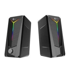 Lecoo DS104 Kablolu Usb + 3.5Mm Jack 6W 80dB Rgb Işıklı 1+1 Gaming Speaker - Hoparlör Lenovo