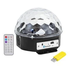 Premio PR-2839 Usb-Mp3-Blueooth Destekli Kumandalı Hoparlörlü Yarım Dünya Sihirli Led Disko Topu