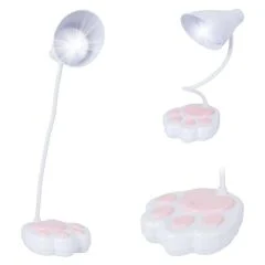 JF-1623 20 LED'li 2.5 Watt Şarjlı Esnek Masa Lambası (OM-114) - Dokunmatik ve USB Şarjlı PowerMaster