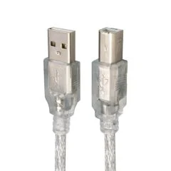 PM-3267 3 Metre Şeffaf USB 2.0 Yazıcı Kablosu PowerMaster