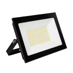 PM-22587 100 Watt - 220 Volt 6500K IP66 150* Işık Açısı Siyah Slim Kasa Led Projektör PowerMaster