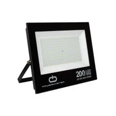PM-22583 200 Watt - 220 Volt Beyaz 6500k IP66 120* Işık Açısı Siyah Slim Kasa led Projektör PowerMaster