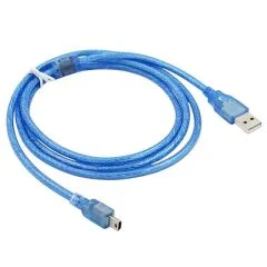 iPod Şarj Aleti Kablosu 5 Pin Geniş 1.5 Metre Şeffaf PowerMaster