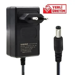 Adaptör Weko 9 Volt - 3 Amper 5.5x2.5 Uçlu Priz Tipi Plastik Kasa
