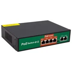 POE4+2 72W 10/100 MBPS Poe Ethernet Switch PowerMaster