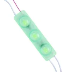 12 Volt 1.5 Watt Yeşil Yanıp Sönen Parlak Tek Renk 2835 69 X 16 Mm IP65 160 - 180 Lümen 160 Derece Modül Led PowerMaster