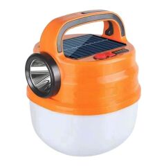 HB-V70 Çift Işıklı 6 Modlu (El Feneri+5 Kademe) 50 Watt Şarj Edilebilir Kamp Feneri PowerMaster