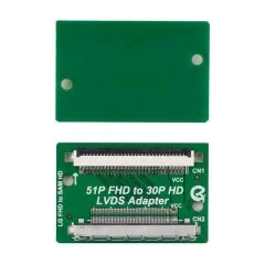 Lcd Panel Flexi Repair 51p Fhd To 30p Hd Lvds Lvds To Fpc Lg In Samsung Out QK0806B