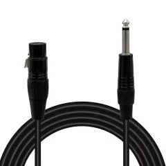 Kablo Magicvoice LD379 XLR Canon Dişi - 6.3 Mm Mono Erkek 1 Metre