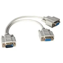 Kablo PM-1557 1x VGA Erkek To 2x VGA Dişi 30 CM Çevirici PowerMaster