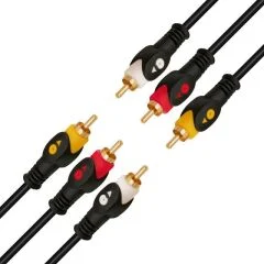 Kablo 1.5 Metre 3RCA-3RCA PowerMaster