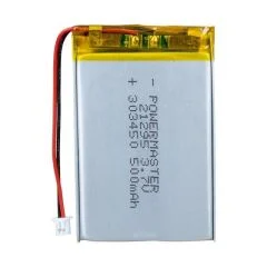 Pil 303450 3.7 Volt 500 Mah Lityum Polimer PowerMaster