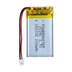Pil 302035 3.7 Volt 200 Mah Lityum Polimer PowerMaster