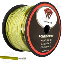 VİPER ATZ-6G Hoparlör Kablosu Silikon 6GA 50 Metre