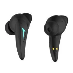 Kulaklık Rampage Clutch T01 Siyah 4 Mikrofonlu ENC+ANC Oyuncu Bluetooth V5.3 TWS Gerçek Kablosuz