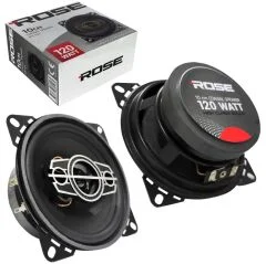 Oto Hoparlör 10cm 120w Tweeterli 1 Adet Rose RS-101
