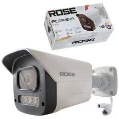 Rose IP-20195 Gece Renkli 2mp Ip Bullet Kamera Colorvu 3.6mm