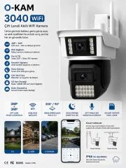 Kamera O-kam -3040 3 Mp Dual Lens Wi-fi Ptz