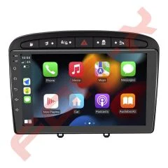 OTO TABLET ÇERÇEVE PEUGEOT 308 2008+ 9'' SİYAH TAC-155