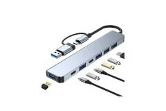 GABBLE GAB-TY701 ÇEVİRİCİ TYPE-C TO 3.0 7 IN 1 USB + HDTV 4K (C-19)