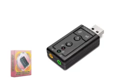 HADRON HDX-5255 USB SES KARTI 7.1 SİYAH (D-32)