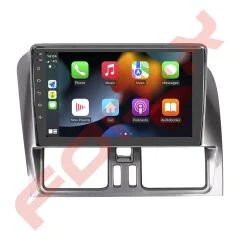 OTO TABLET ÇERÇEVE VOLVO XC 60 2013-2017 9'' PARLAK GÜMÜŞ TAC-192