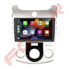 OTO TABLET ÇERÇEVE KIA CERATO M/C 2012-2018 9'' GÜMÜŞ TAC-108