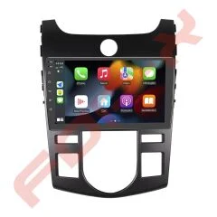 OTO TABLET ÇERÇEVE KIA CERATO A/C 2012-2018 9'' GÜMÜŞ TAC-106