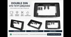 OTO TABLET ÇERÇEVE FIAT DUCATO 2006-2016 9' SİYAH TAC-316