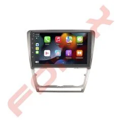 OTO TABLET ÇERÇEVE SKODA OCTAVIA 2007-2014 10,1'' GÜMÜŞ TAC-177