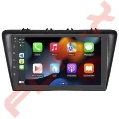 OTO TABLET ÇERÇEVE SKODA RAPID 2013+ 9'' PIANO BLACK TAC-178