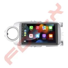 OTO TABLET ÇERÇEVE TOYOTA YARIS 2012-2018 9'' GÜMÜŞ TAC-187