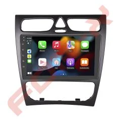 OTO TABLET ÇERÇEVE TAC-124 BENZ C CLASS (W203)/2002-2006 BENZ CLK-CLASS (W209) 2002-2004 9'' SİYAH