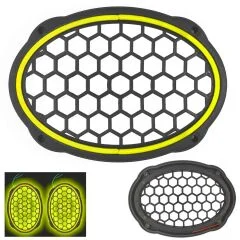 EGB Midrange Kapağı Neon Ledli Oval Sarı 2 Adet