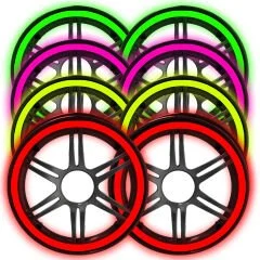 Midrange Kapağı Neon Ledli 16cm 2 adet EGB eg-6653