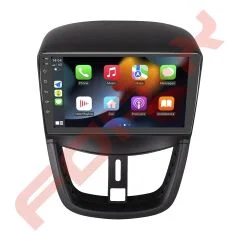 OTO TABLET ÇERÇEVE PEUGEOT 207 2006-2010 9'' SİYAH TAC-162