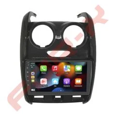 OTO TABLET ÇERÇEVE DACIA DUSTER 2015+ 9' PIANO BLACK TAC-335