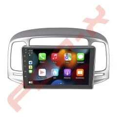 OTO TABLET ÇERÇEVE HYUNDAI ACCENT ERA 2009-2011 9'' GÜMÜŞ TAC-083