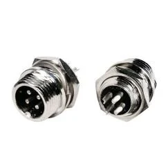 Mike Mayk Fiş Şase Konnektör 4 Pin 16mm Erkek (ÇK-49)