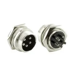 Mike Mayk Fiş Şase Konnektör 5 Pin 16mm Erkek (ÇK-45)