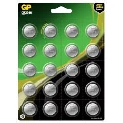 GP Pil Düğme 2016 3V 20Li Paket