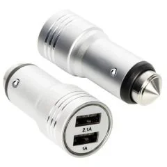 WB-105 Araç Çakmak Fişi Metal 2XUsb 12V/24V (AVD-149)