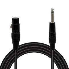 Kablo MAGİCVOİCE LD379 XLR CANON DİŞİ + 6.3 MM MONO ERKEK 1 METRE