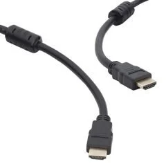 PLASTİK DÜZ SİYAH 15 METRE POŞETLİ HDMI KABLO (AVD-228)