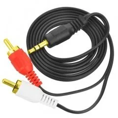 Kablo 2 Rca To Aux 3.5mm Gold 1.5 Metre (SKT-84)