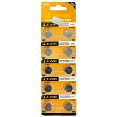 TIANQIU 391A Pil Düğme Ag8 Lr1120h 1.5V 10Lu Paket