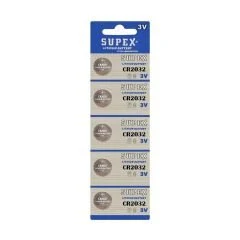 SUPEX Pil Düğme 2032 3V 5Li Paket