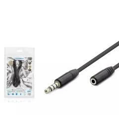 KULAKLIK UZATMA KABLOSU 3.5MM ERKEK DİŞİ 1.2MT HADRON HDX-1012 (SKT-90)