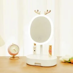 PM-7434 LEDLİ ÇEKMECELİ MAKYAJ AYNASI PowerMaster